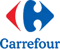 Logo de Carrefour, partenaire de la micro-brasserie Hop'n'Craic située à Fougères en Ille-et-Vilaine en Bretagne