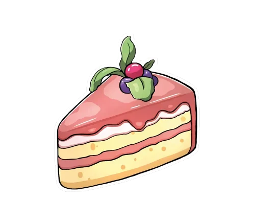 Stickers gâteau Les pâtisseries de Su