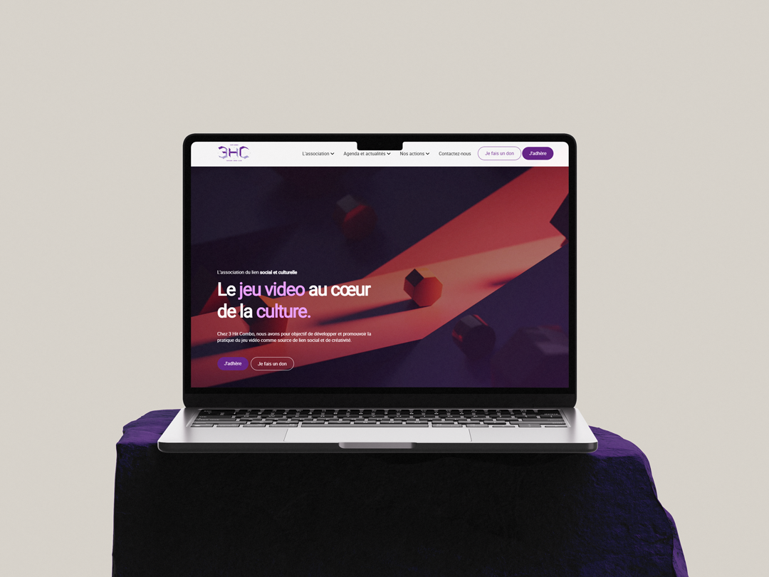 Mockup projet 3HC portfolio François THO