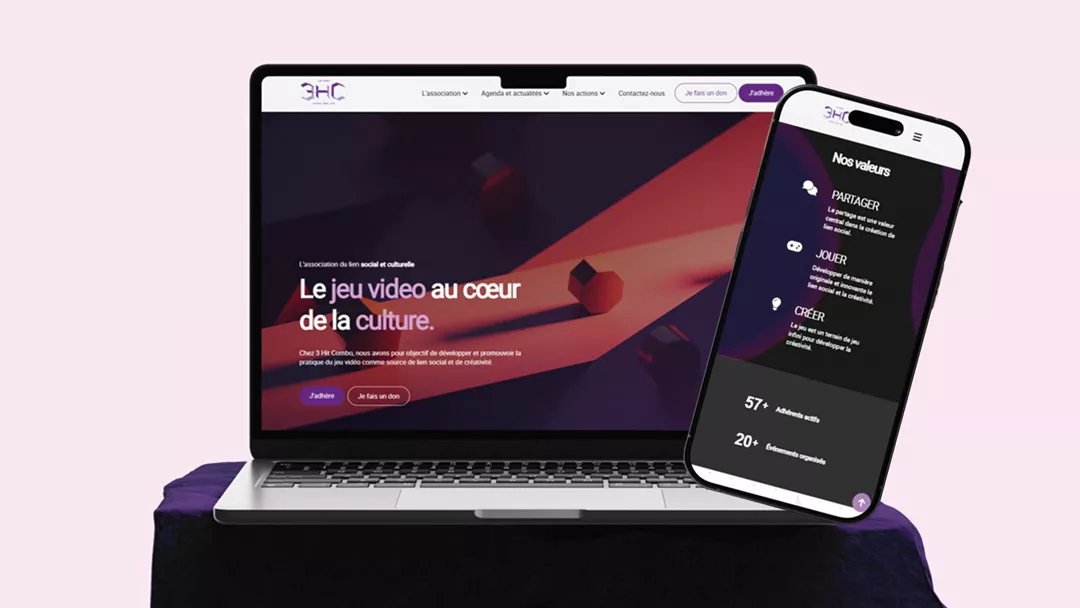 Mockup projet 3HC portfolio François THO